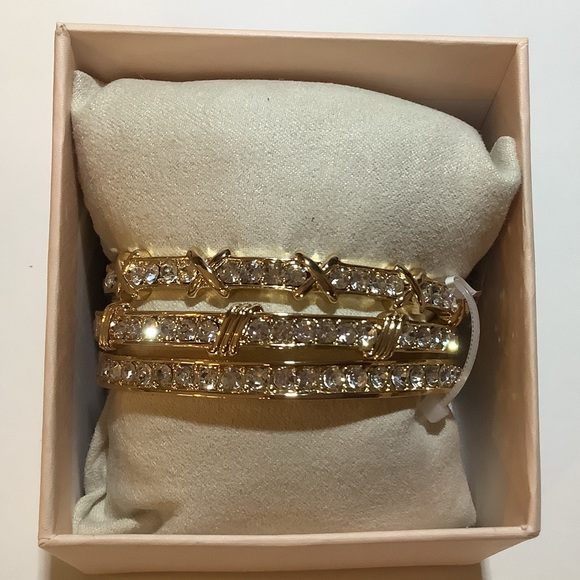 Camila Coelho Set Of 3 Bangle Bracelets New - Picture 2 of 4